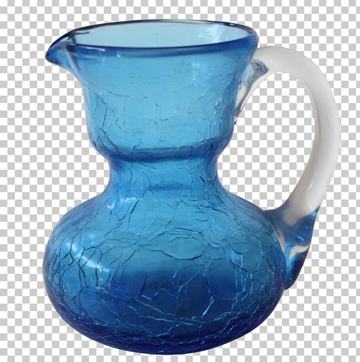 Jug Glass Vase Cobalt Blue Pitcher PNG, Clipart, Blow, Blue, Cobalt, Cobalt Blue, Crackle Free PNG Download