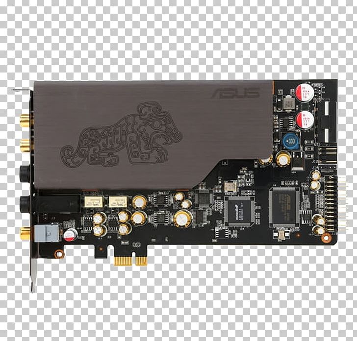 Sound Cards & Audio Adapters Asus Xonar PCI Express 7.1 Surround Sound High Fidelity PNG, Clipart, 71 Surround Sound, Asus, Computer Hardware, Electronic Device, Electronics Free PNG Download