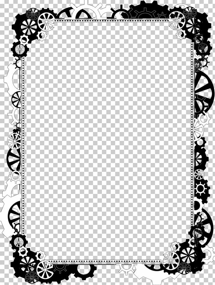 Steampunk PNG, Clipart, Area, Art, Black, Black And White, Border Free PNG Download