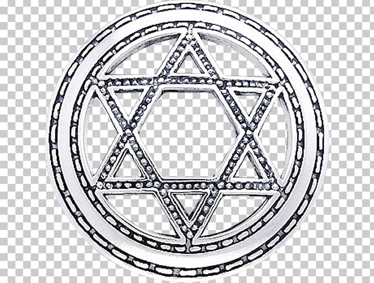 Western Religions Judaism Star Of David Monotheism PNG, Clipart, Area, Bicycle Wheel, Black And White, Body Jewelry, Circle Free PNG Download