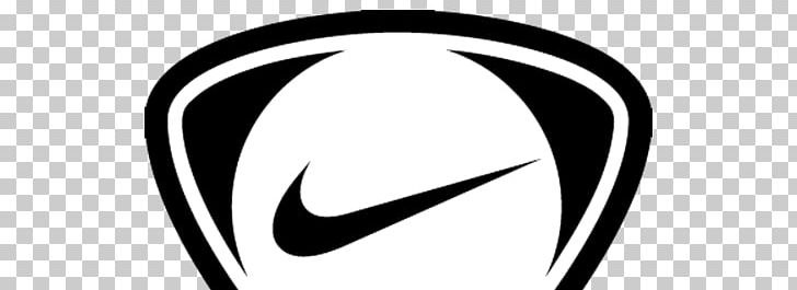 Crescent Circle Logo White Nike PNG, Clipart, Black, Black And White, Brand, Circle, Crescent Free PNG Download