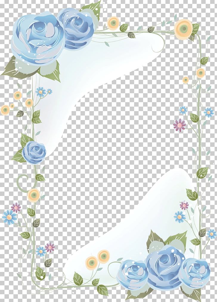 Paper Drawing Floral Design PNG, Clipart, Art, Blue, Border, Borders, Clip Art Free PNG Download