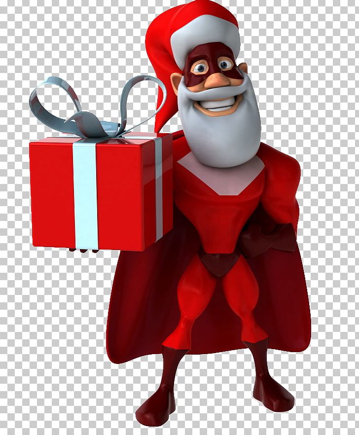 Santa Claus Stock Photography Christmas Superhero Illustration PNG, Clipart, Box, Cartoon, Character, Chris, Christmas Free PNG Download
