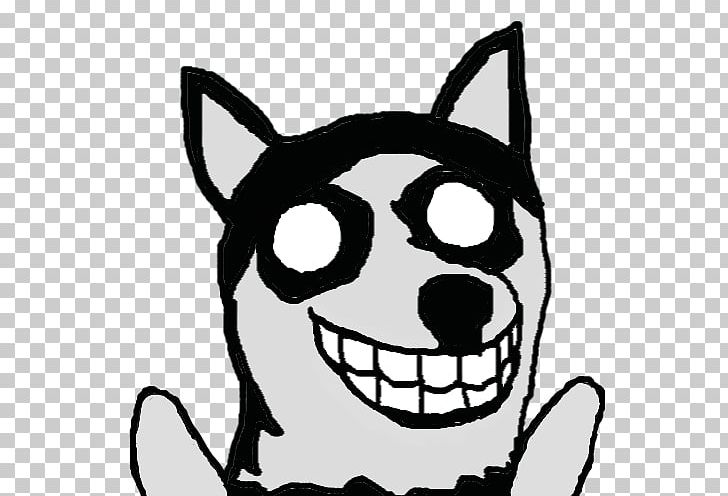 Dog Drawing Smile PNG, Clipart, Art, Artwork, Black, Black And White, Bone Free PNG Download
