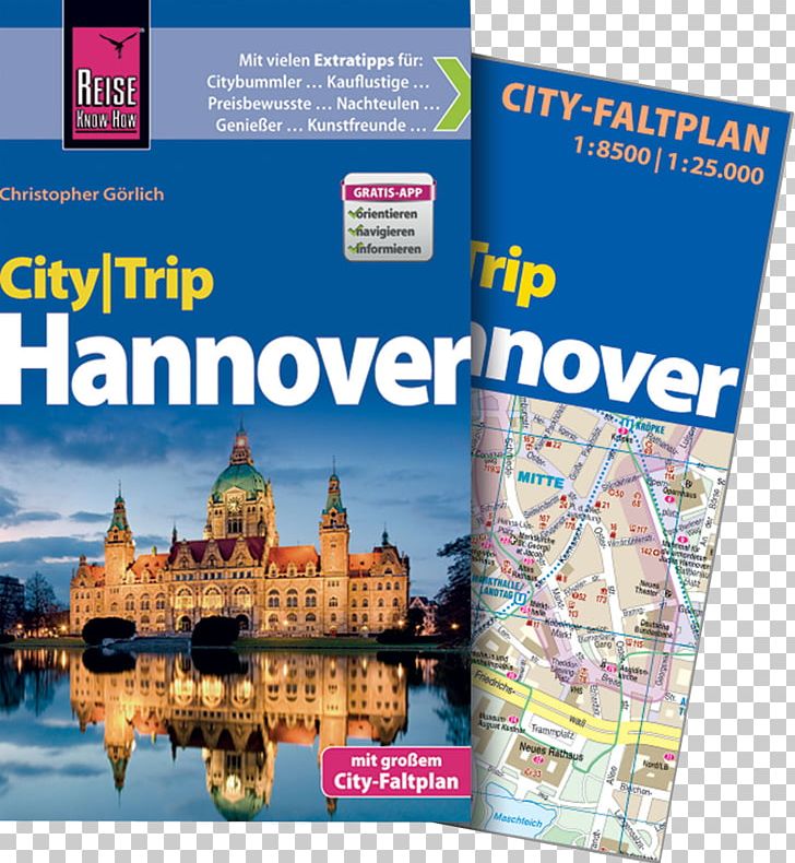 Reise Know-How CityTrip Hannover Hanover Travel Guidebook PNG, Clipart, Advertising, Book, Brochure, City, Display Advertising Free PNG Download