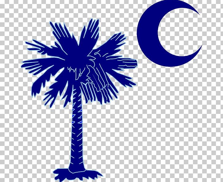Flag Of South Carolina Sabal Palm Arecaceae PNG, Clipart, Black And White, Blue, Branch, Cobalt Blue, Crescent Free PNG Download