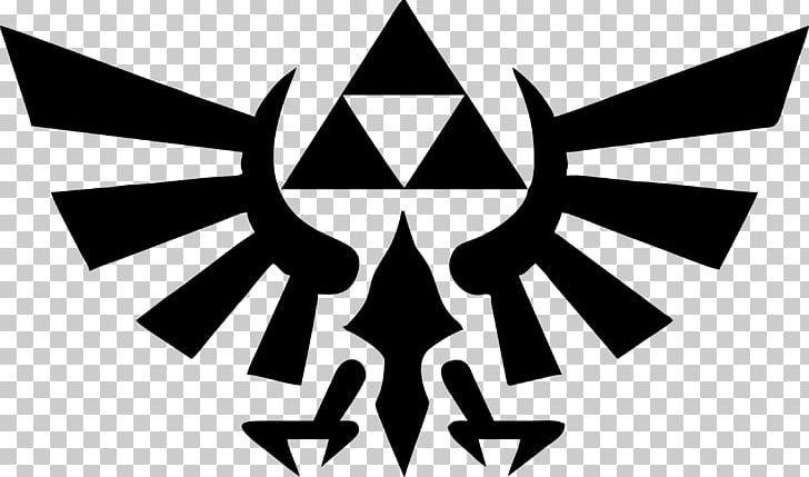 The Legend Of Zelda: Ocarina Of Time The Legend Of Zelda: Twilight Princess Princess Zelda The Legend Of Zelda: Tri Force Heroes PNG, Clipart, Angle, Black And White, Brand, Decal, Legend Of Zelda Free PNG Download