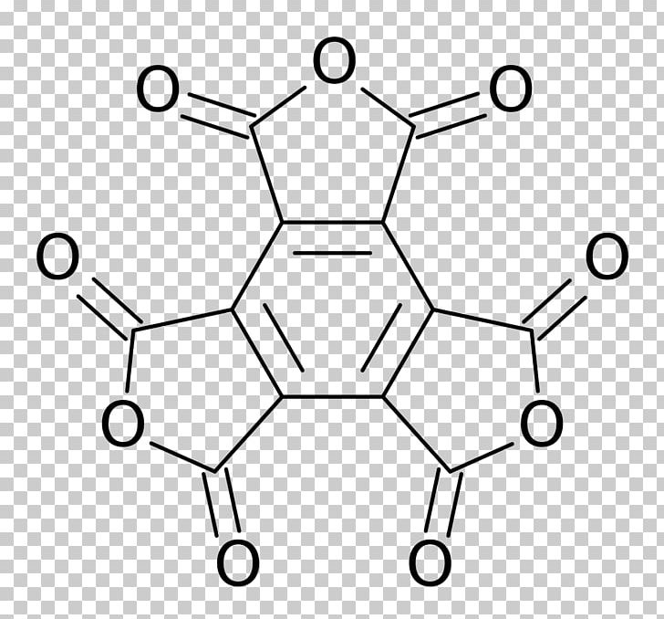 Mellitic Anhydride Organic Acid Anhydride Mellitic Acid Anhidruro Organic Compound PNG, Clipart, Acid, Angle, Anhidruro, Area, Black And White Free PNG Download