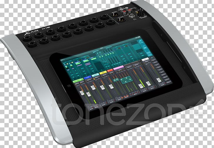 Microphone Behringer X Air X18 Behringer X Air XR18 Audio Mixers Digital Mixing Console PNG, Clipart, Audio, Audio Mixers, Behringer, Behringer X Air X18, Electronic Device Free PNG Download