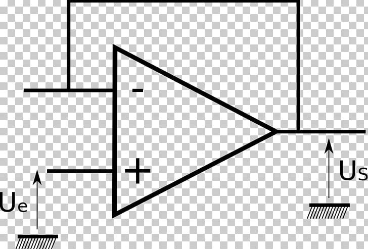 Operational Amplifier Electronic Circuit Electronics Resistor PNG, Clipart, Angle, Area, Black, Black And White, Brand Free PNG Download