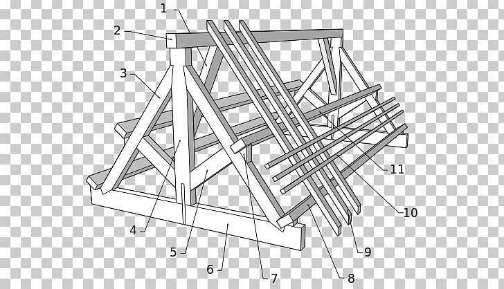 Timber Roof Truss Framing Gable Roof Building PNG, Clipart, Angle, Black And White, Building, Domestic Roof Construction, Dormer Free PNG Download