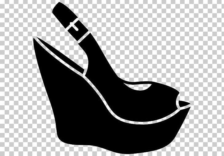 Wedge High-heeled Shoe Sandal Platform Shoe PNG, Clipart, Ballet Flat, Black, Black And White, Boot, Court Shoe Free PNG Download
