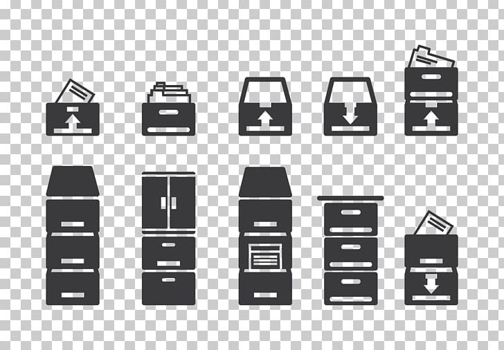 Computer Icons Graphic Design PNG, Clipart, Angle, Art, Black And White, Brand, Cabinet Free PNG Download
