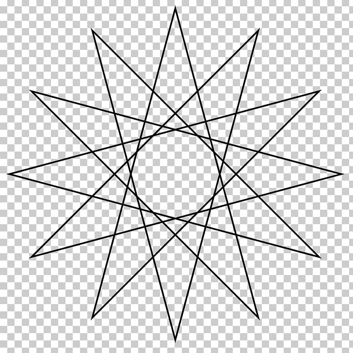 Star Polygon Regular Polygon Geometry PNG, Clipart, Angle, Area, Black And White, Circle, Coloring Page Free PNG Download