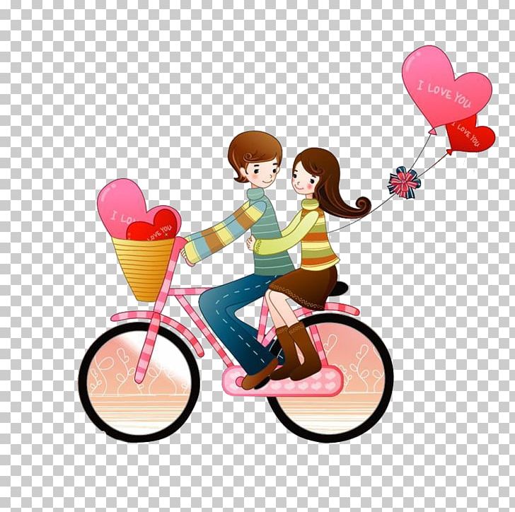 Cartoon Stock Illustration PNG, Clipart, About, Bicycle, Cartoon Character, Cartoon Eyes, Couple Free PNG Download