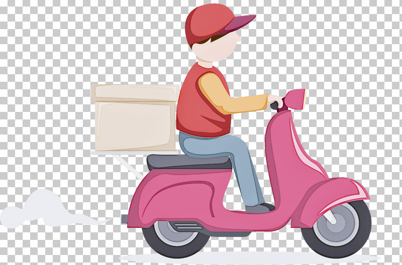 Pink Scooter Riding Toy Vehicle Transport PNG, Clipart, Cartoon, Pink, Riding Toy, Scooter, Transport Free PNG Download