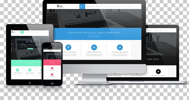 Responsive Web Design Web Template System Joomla Bootstrap PNG, Clipart, Bootstrap, Brand, Communication, Communication Device, Css3 Free PNG Download