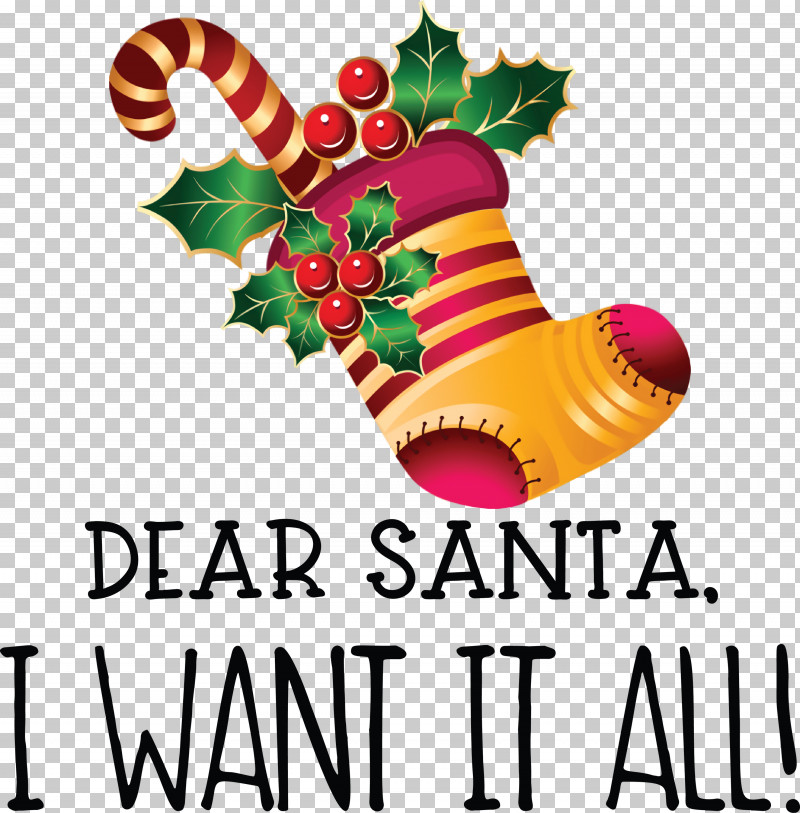 Dear Santa Christmas PNG, Clipart, Christmas, Christmas Day, Christmas Ornament, Christmas Stocking, Dear Santa Free PNG Download