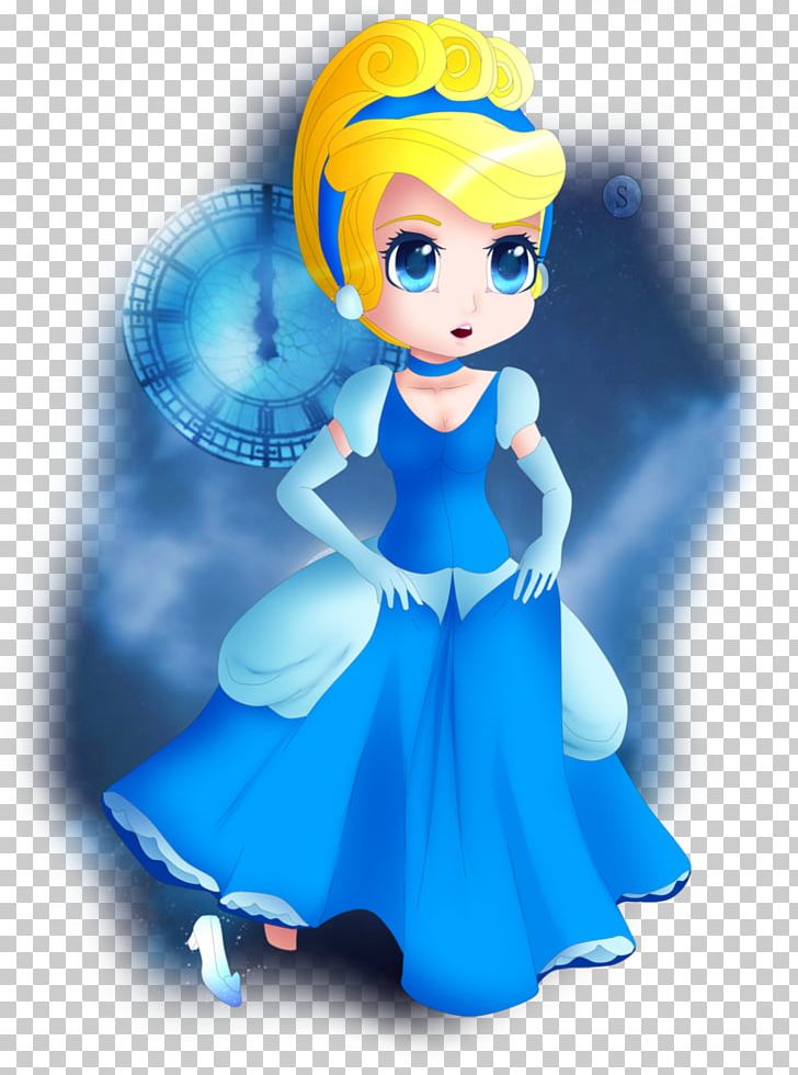 Figurine Desktop Doll Computer PNG, Clipart, Animated Cartoon, Blue, Character, Chibi, Cinderella Free PNG Download