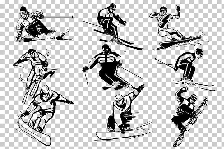 Graphic Design Winter Sport Snowboarding Illustration PNG, Clipart, Art, Black, Black And White, Brand, City Silhouette Free PNG Download