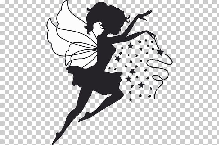 Tooth Fairy Wall Decal Fairy Godmother PNG, Clipart, Arm, Art, Beauty, Black, Black And White Free PNG Download