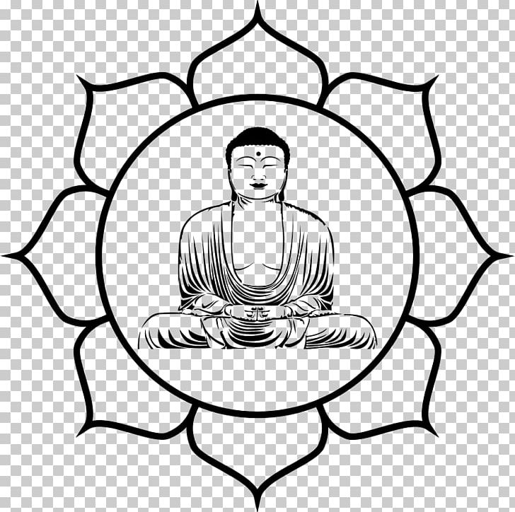 Lotus Sutra Buddhism Buddhist Symbolism Lotus Position Buddhist Meditation PNG, Clipart, Art, Artwork, Black, Black And White, Bodhisattva Free PNG Download