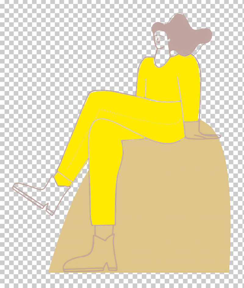 Sitting On Rock PNG, Clipart, Cartoon, Hm, Line, Meter, Sitting Free PNG Download