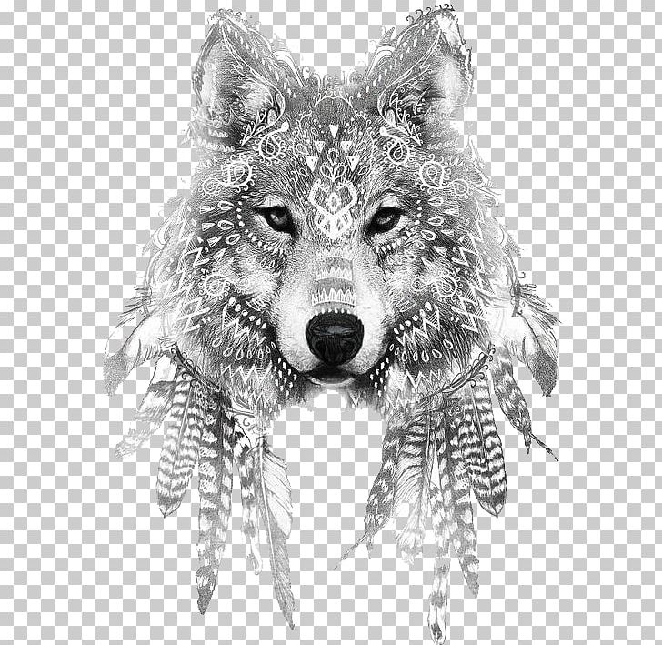 Gray Wolf Tattoo Ink Drawing Sleeve Tattoo PNG, Clipart, Animal, Black And White, Black Wolf, Carnivoran, Coyote Free PNG Download