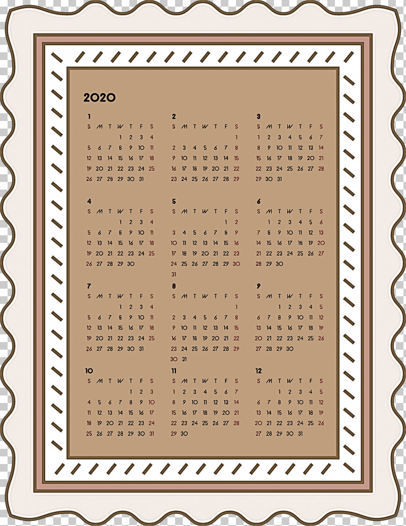 2020 Yearly Calendar Printable 2020 Yearly Calendar Year 2020 Calendar PNG, Clipart, 2020 Calendar, 2020 Yearly Calendar, Printable 2020 Yearly Calendar, Rectangle, Year 2020 Calendar Free PNG Download