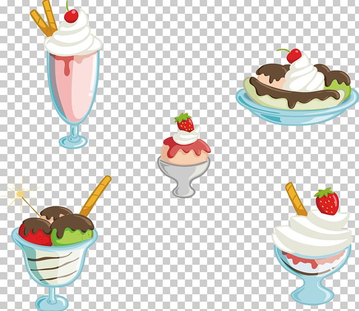 Ice Cream Sundae Wafer PNG, Clipart, Cream, Cream Vector, Cuisine, Cup, Dairy Free PNG Download