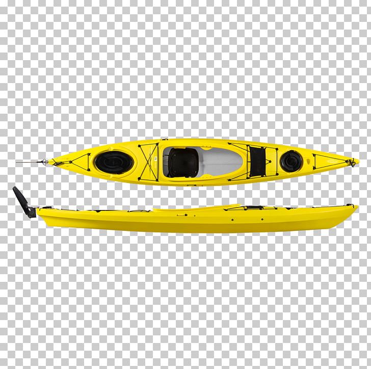 The Kayak FIT 132 PE 2-layer RudderSkeg Yellow Polyethylene Sea Kayak PNG, Clipart, Boat, Canoe, Canoeing And Kayaking, Kayak, Polyethylene Free PNG Download