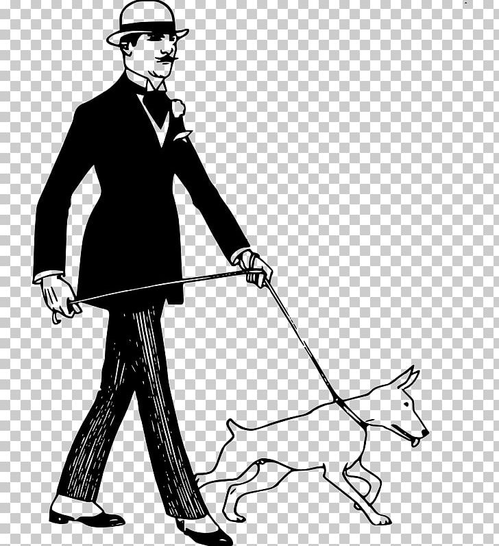 Dog Man Dog Walking PNG, Clipart, Animals, Art, Black, Black And White, Cartoon Free PNG Download