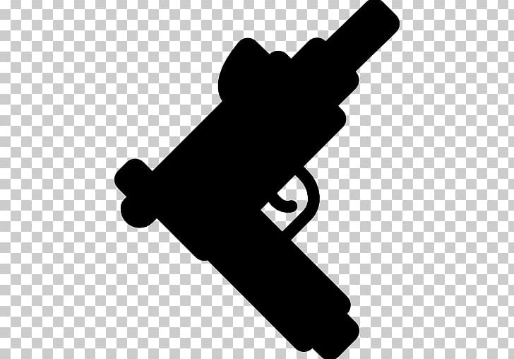 Weapon Computer Icons Firearm Uzi Nunchaku PNG, Clipart, Angle, Black And White, Computer Icons, Encapsulated Postscript, Finger Free PNG Download