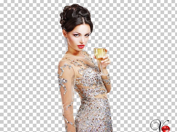 Woman Painting Fashion Gown Female PNG, Clipart, Beauty, Brown Hair, Cocktail, Cocktail Dress, Dress Free PNG Download
