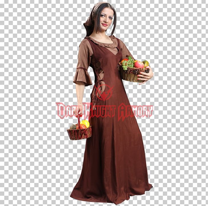 Gown Middle Ages English Medieval Clothing Peasant PNG, Clipart, Bodice, Clothing, Costume, Costume Design, Dress Free PNG Download