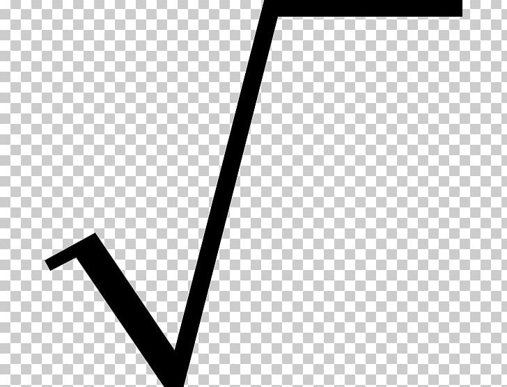 Square Root Zero Of A Function Mathematics Radical Symbol PNG, Clipart, Angle, Black, Black And White, Brand, Computer Icons Free PNG Download