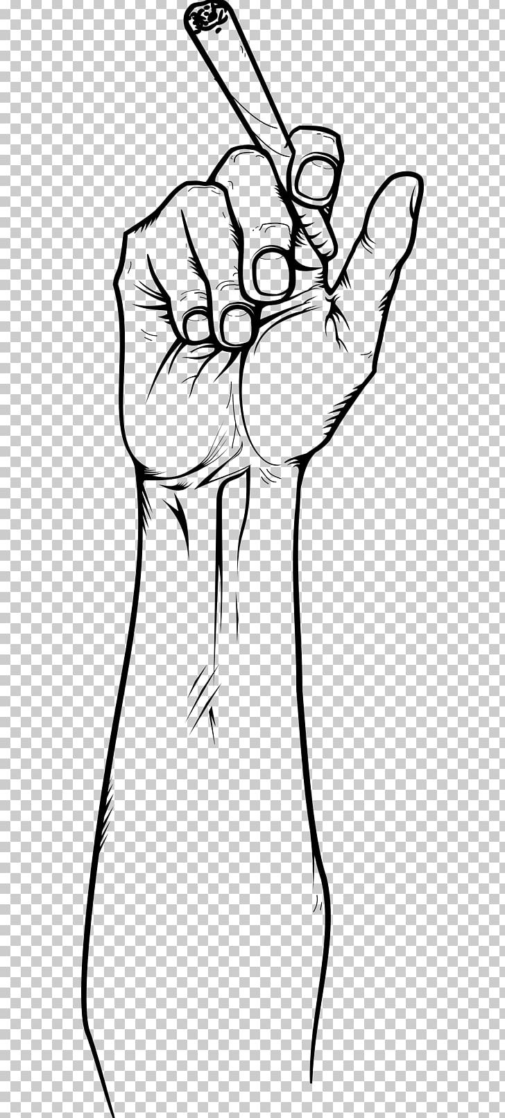 Blunt Joint Cannabis Smoking Hand PNG, Clipart, Arm, Art, Black, Black And White, Blunt Free PNG Download