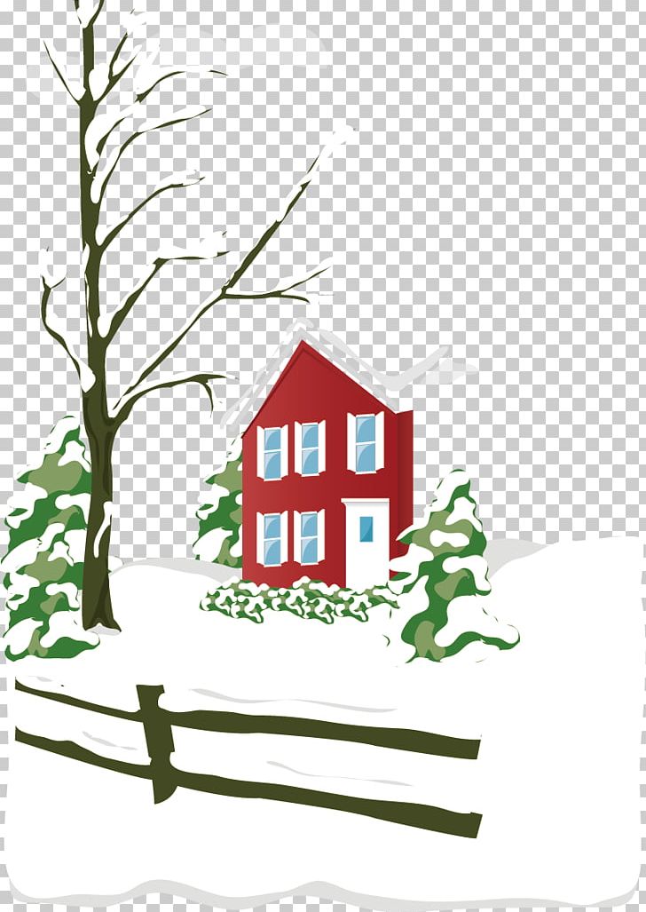 Cartoon Winter Snow PNG, Clipart, Border, Branch, Christmas Decoration, Fictional Character, Grass Free PNG Download