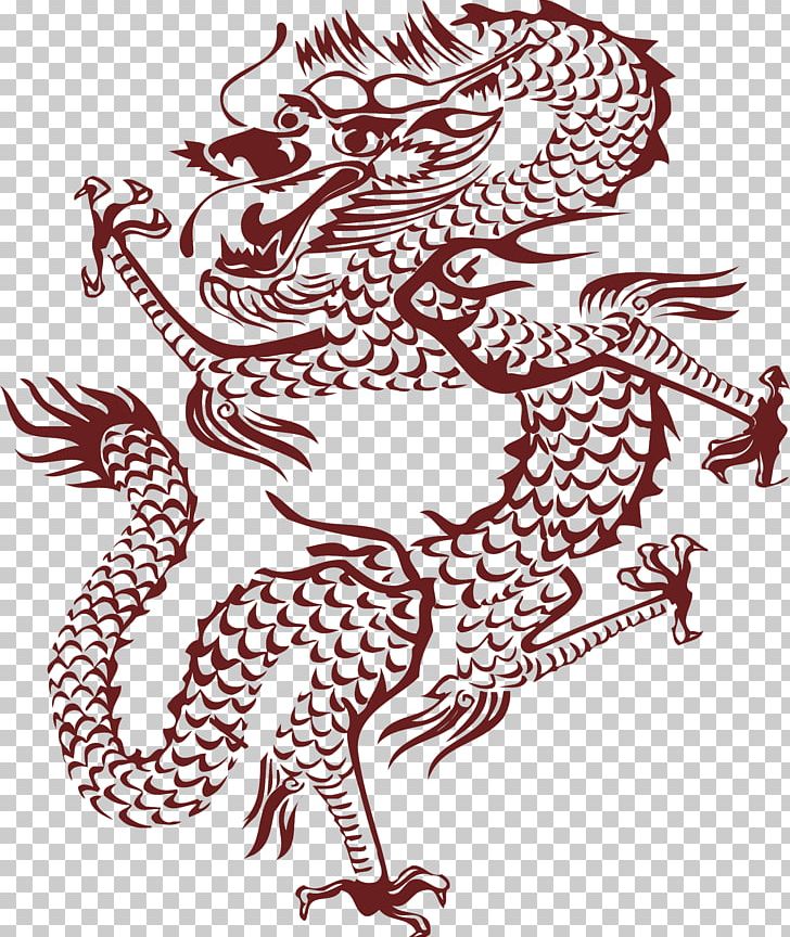 Budaya Tionghoa Chinese Dragon Fenghuang PNG, Clipart, Area, Art, Black And White, Budaya Tionghoa, Chinese Dragon Free PNG Download