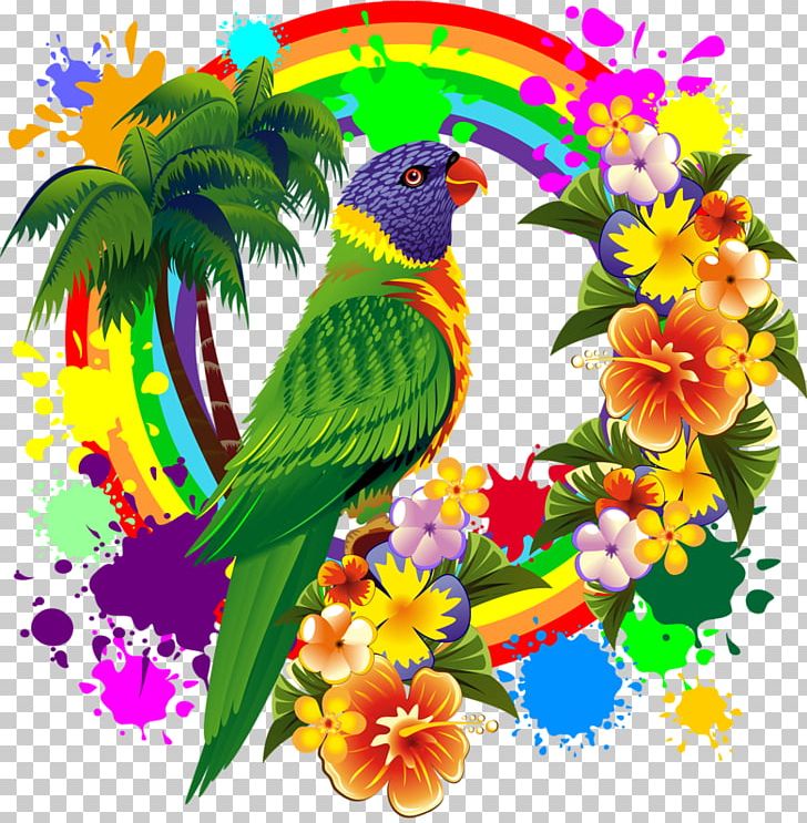 Parrot Rainbow Lorikeet T-shirt Lories And Lorikeets PNG, Clipart, Animals, Art, Beak, Bird, Branch Free PNG Download