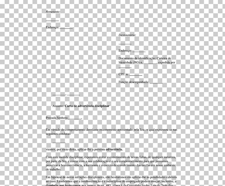 Document Justa Causa Recommendation Letter Employment PNG, Clipart, Area, Brand, Carta Documento, Communication, Conduta Free PNG Download