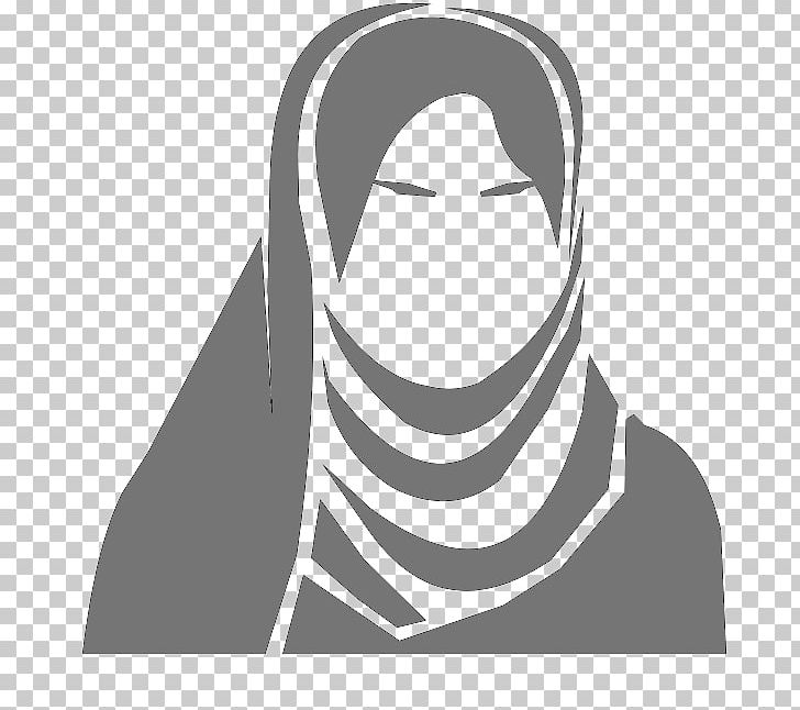 Hijab Open Muslim PNG, Clipart, Black And White, Clothing, Computer Icons, Headgear, Headscarf Free PNG Download