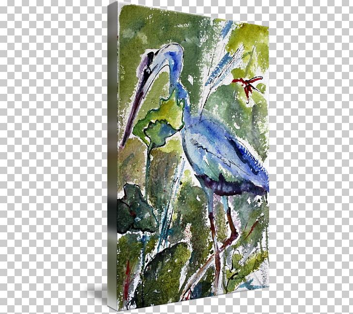 Watercolor Painting Gallery Wrap Acrylic Paint Canvas PNG, Clipart, Acrylic Paint, Acrylic Resin, Art, Beak, Bird Free PNG Download