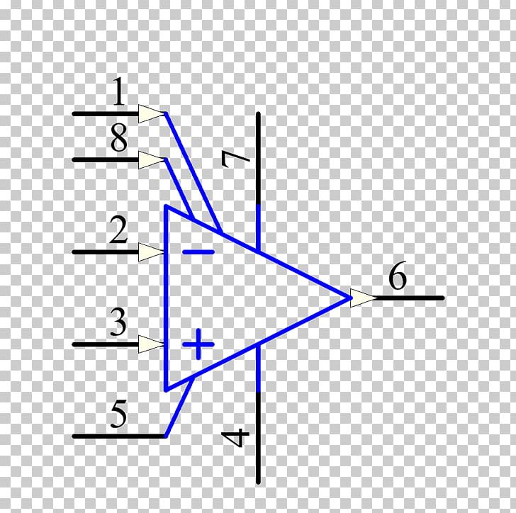 Electronic Circuit Operational Amplifier Integrated Circuits & Chips Electronic Symbol PNG, Clipart, Amplifier, Analog Devices, Angle, Area, Diagram Free PNG Download