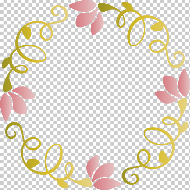 Spring Frame Flower Frame Floral Frame PNG, Clipart, Circle, Floral Frame, Flower Frame, Leaf Frame, Pink Free PNG Download