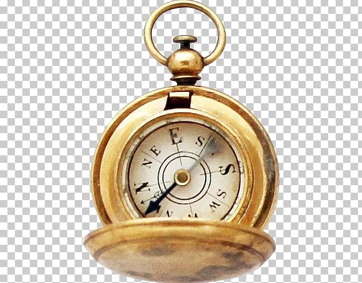 Compass Antique Clock PNG, Clipart, Antique, Brass, Charms Pendants, Clock, Compass Free PNG Download