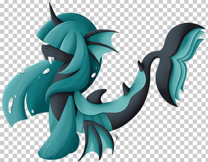 Sea Changeling Dolphin Pony PNG, Clipart, Blue, Computer Wallpaper, Cyan, Fictional Character, Legendary Creature Free PNG Download