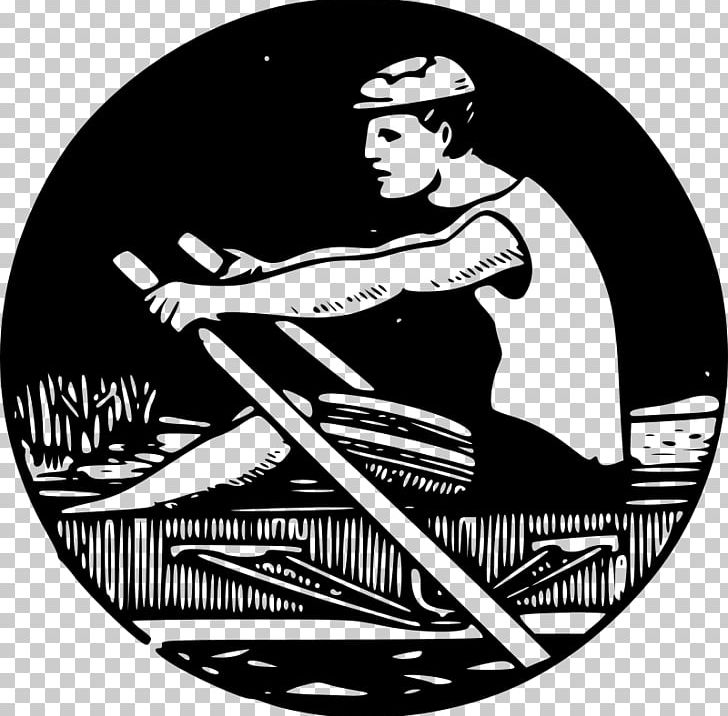 Rowing Indoor Rower Boat PNG, Clipart, Art, Black And White, Boat, Canoe, Computer Icons Free PNG Download
