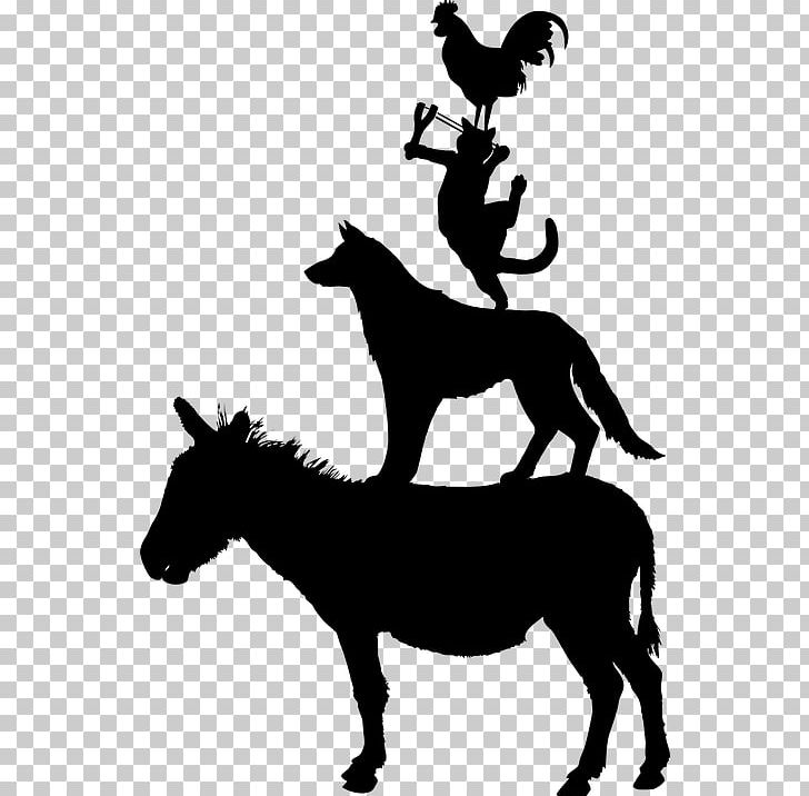Town Musicians Of Bremen PNG, Clipart, Black And White, Bremen, Brothers Grimm, Deer, Donkey Free PNG Download