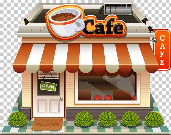 Coffee Tea Cafe Bakery PNG, Clipart, Building, Buildings, Building Vector, Building Vector, Cafe Free PNG Download